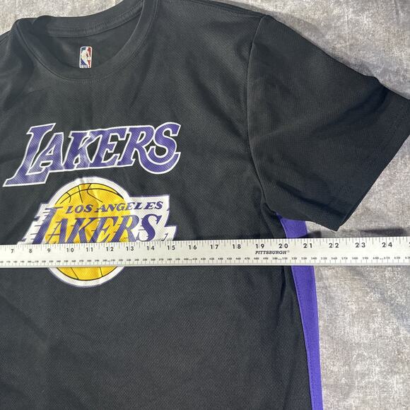 Lebron James Los Angeles Lakers NBA Unk #6 Tshirt Adult Large L Black Men - Picture 3 of 6